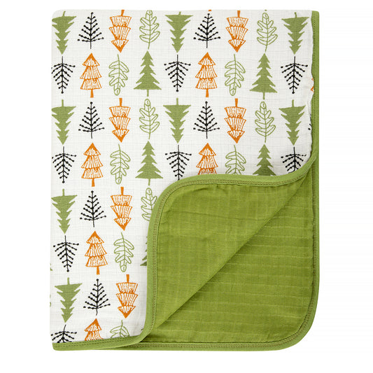 Muslin Stroller Blanket - 4 layered super soft - Into the Jungle