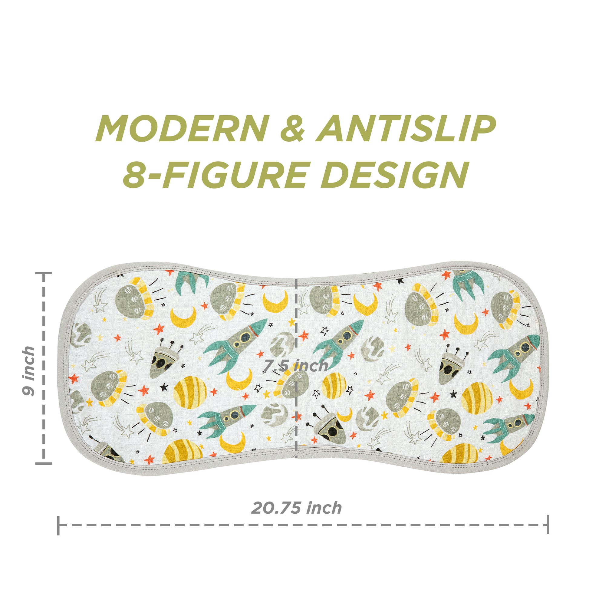 Burp Cloths - Pack of 3's - Gimme Some Space - Dreams & Dimples