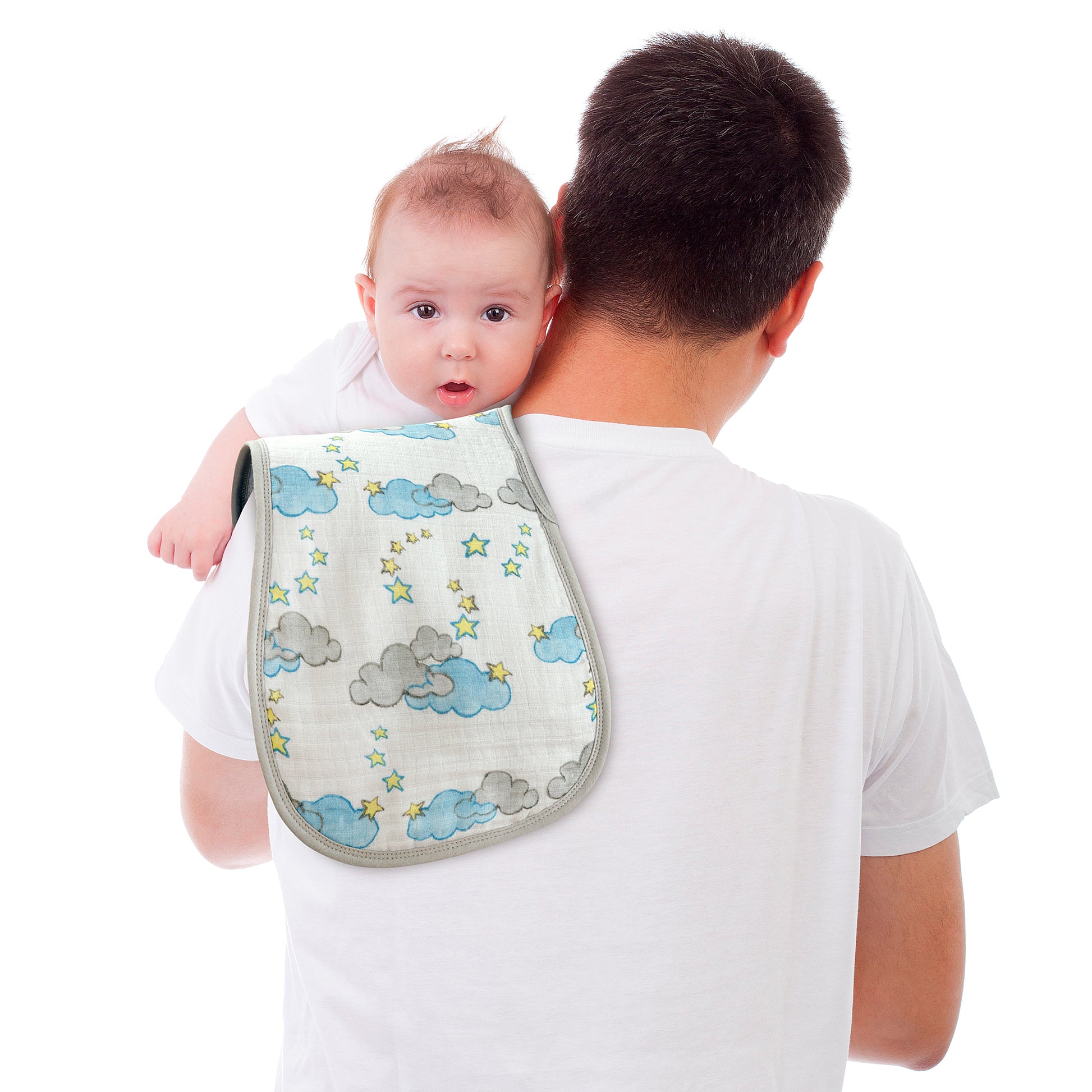 Burp Cloths - Pack of 3s - Dream World - Dreams & Dimples