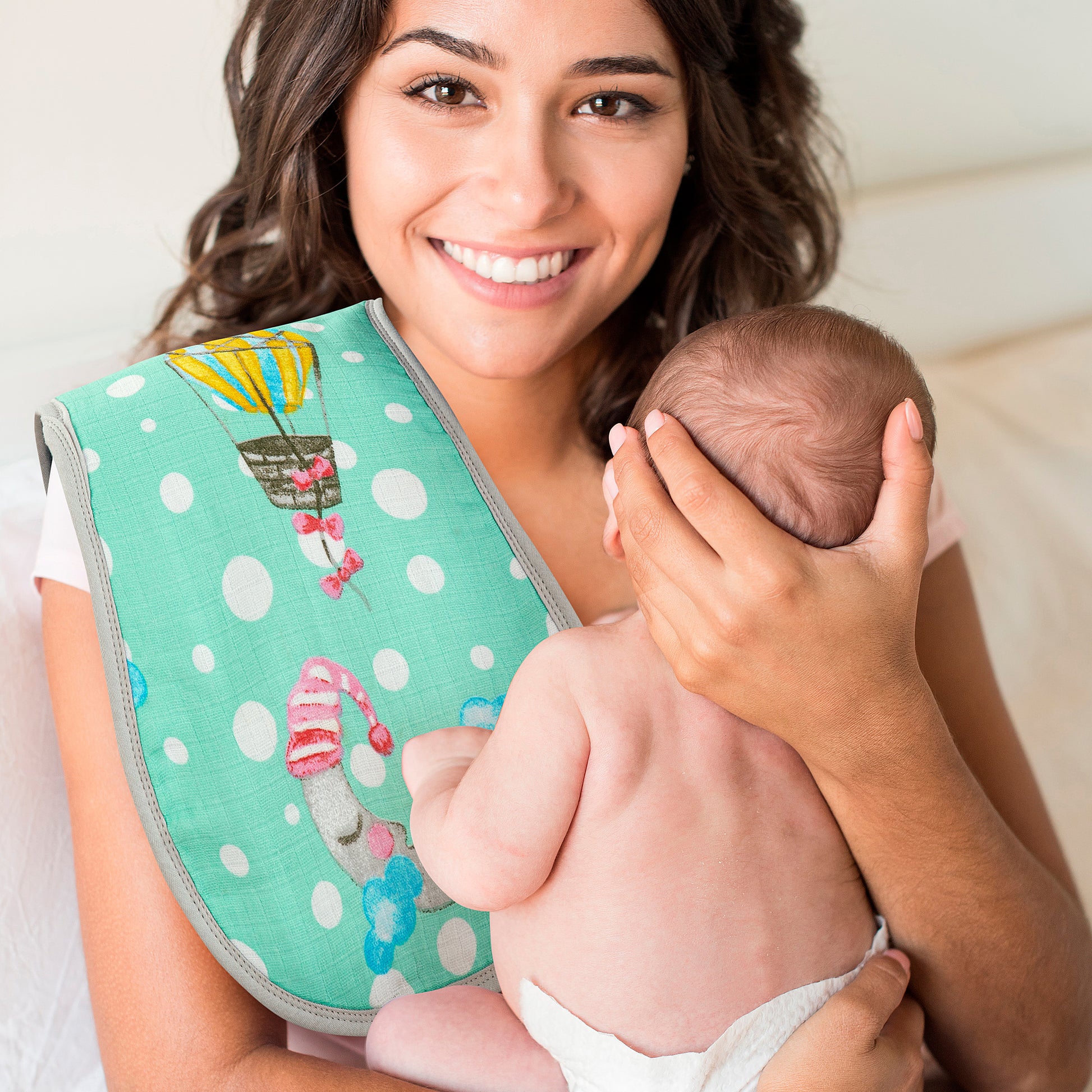 Burp Cloths - Pack of 3s - Dream World - Dreams & Dimples